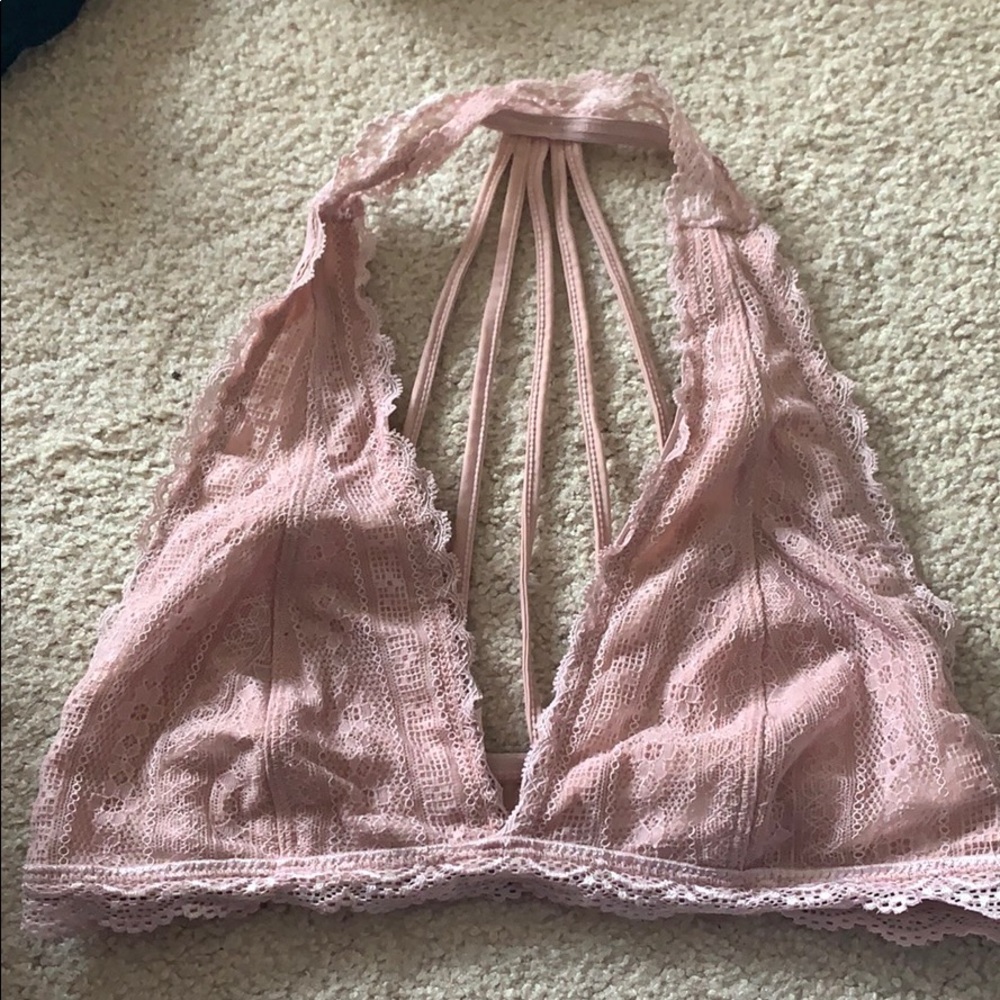 Baby pink bralette